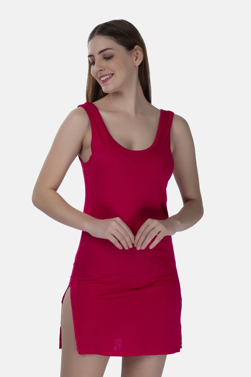 Poftik Cotton Rich Camisole Slip for Women Long Kurti Slip/Suit Slip/