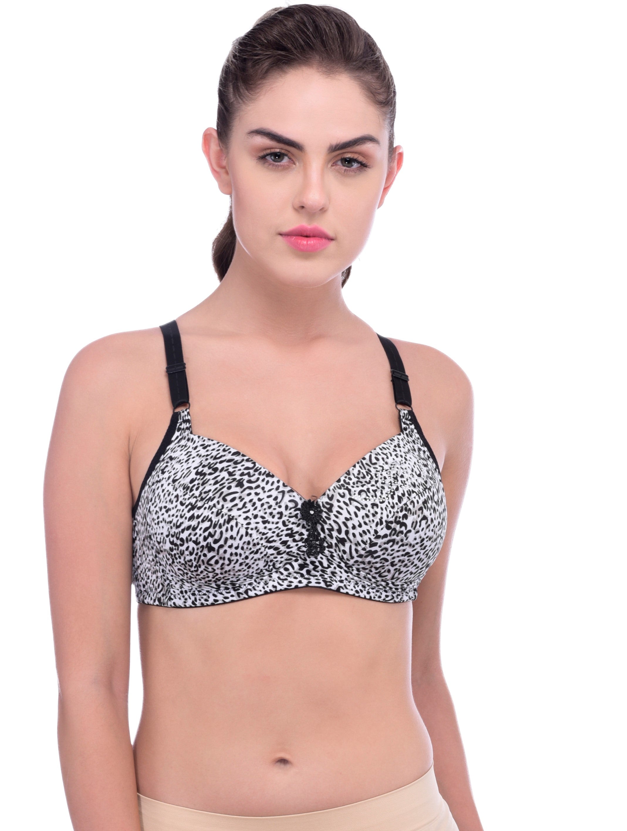 animal print bra