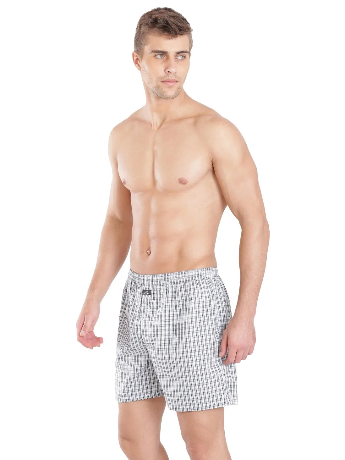 jockey check shorts