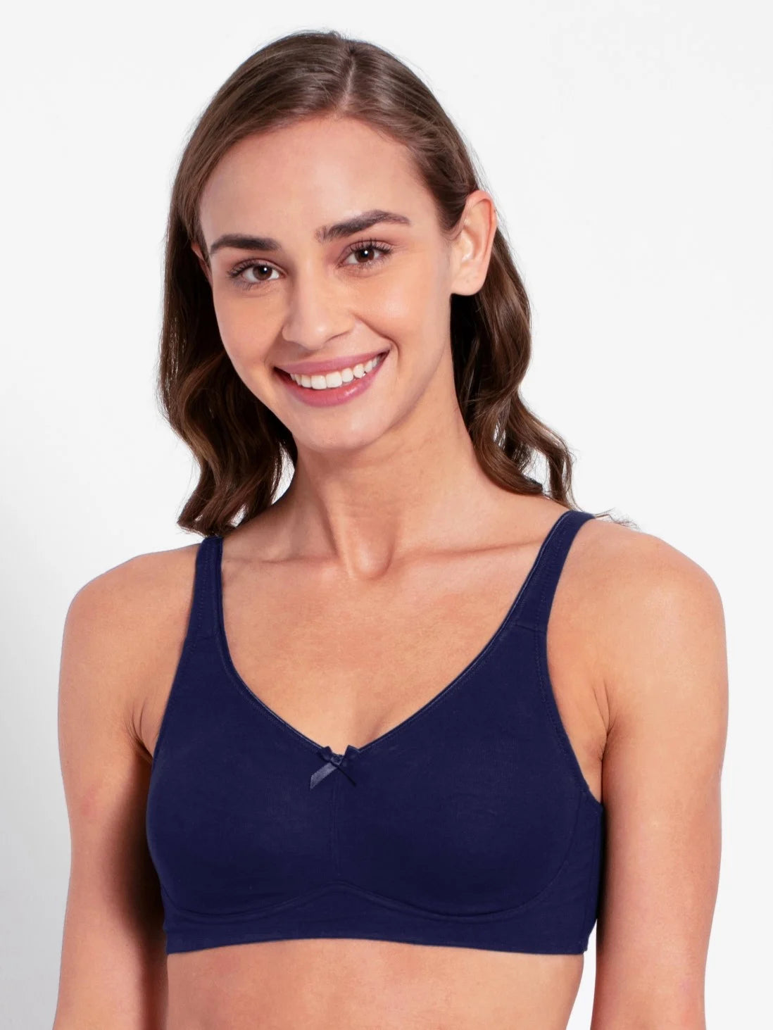 jockey classic navy moulded cup firm support bra fe41