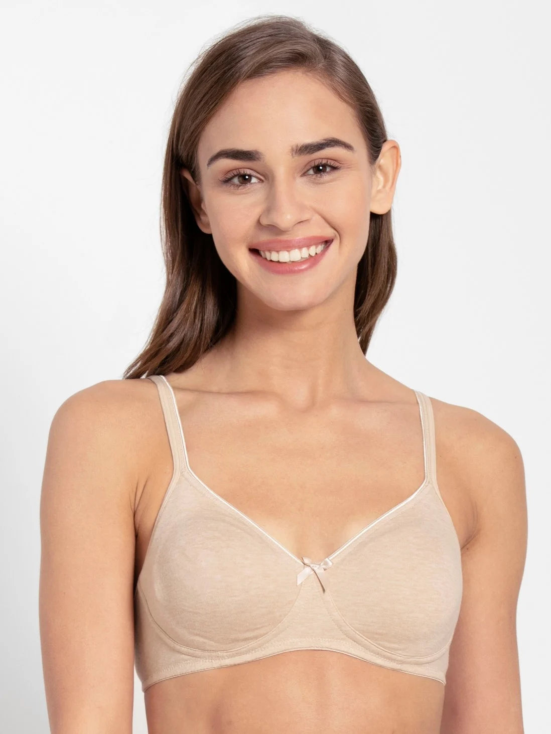 jockey skin melange seamless shaper bra 1722