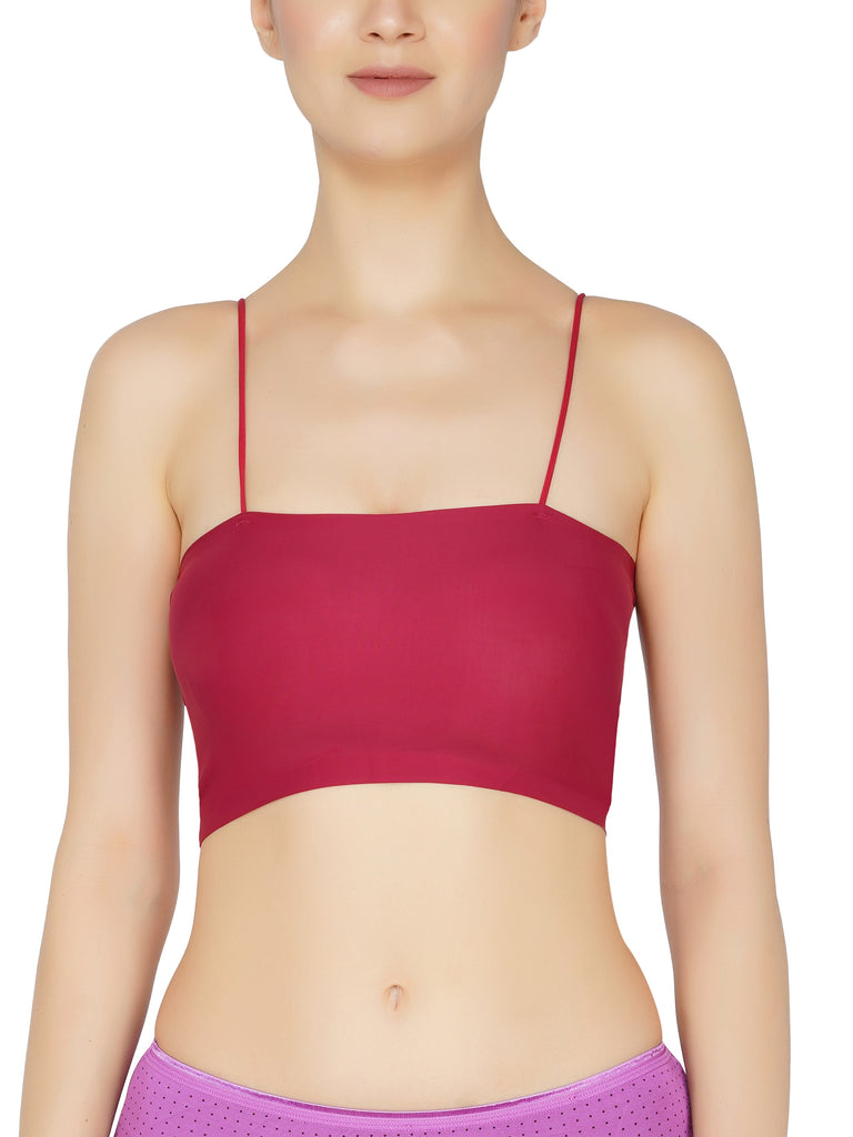 full coverage bra with clear straps