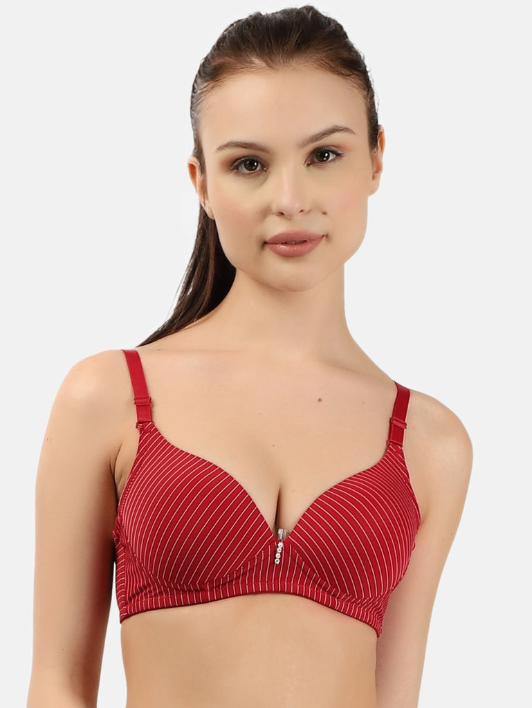 padded bras for small busts red
