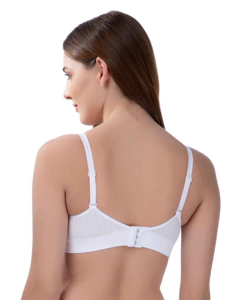 soft cup bra with support