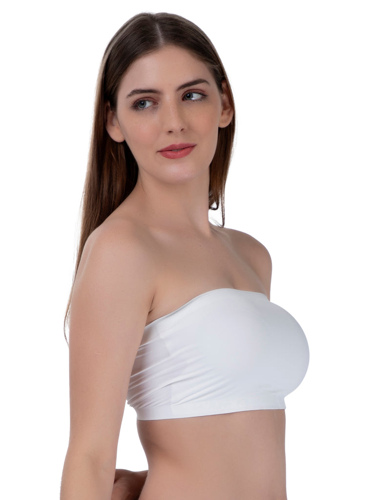 white padded bra